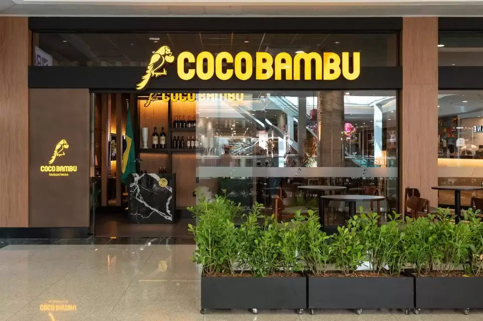 Fachada do Coco Bambu Taguatinga Shopping